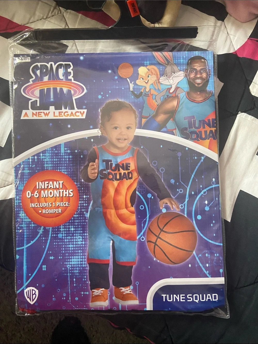 Warner Bros. Tune Squad Infant Romper - Blue & Orange